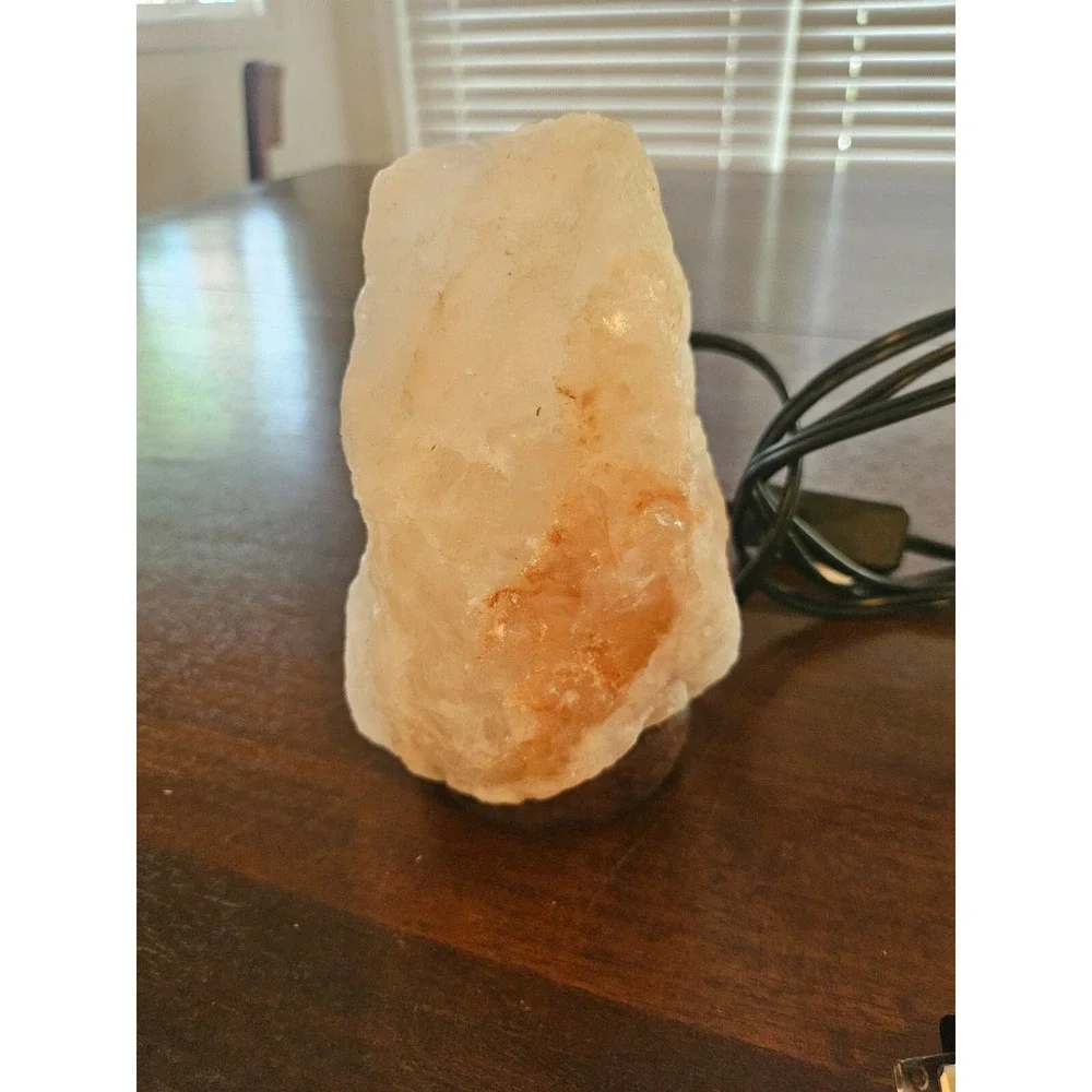 Majestic Pure Himalayan Salt Lamp - Natural Pink Orange‎ Glow Works Tested